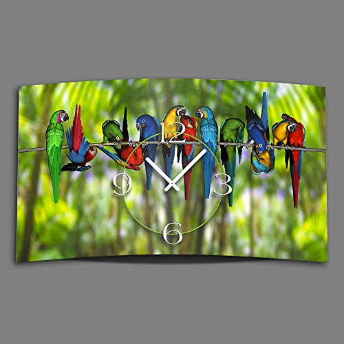 dixtime Digital Designer Art Papageien Designer Wanduhr modernes Wanduhren Design leise kein Ticken 3DS-0343 dixtime Digital Designer Art Papageien Designer Wanduhr modernes Wanduhren Design leise kein Ticken 3DS-0343 von dixtime