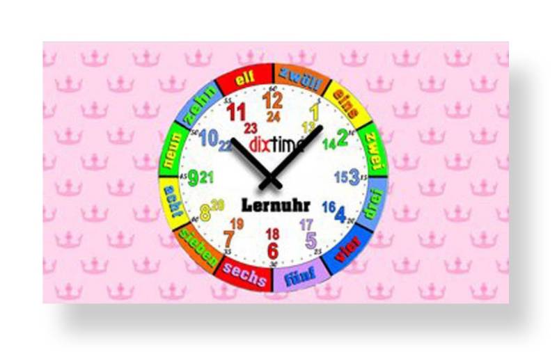 dixtime Wanduhr moderne Wanduhr in 3-D-Optik Lernuhr - Dixtime Modell: 3D-0436 dixtime Wanduhr moderne Wanduhr in 3-D-Optik Lernuhr - Dixtime Modell: 3D-0436 von dixtime