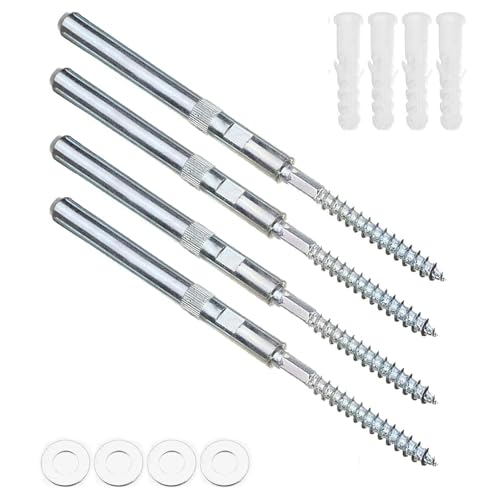 4 Stück schwebendes Regal unsichtbare Unterstützung Halter,Silber versteckte Halter für schwebende Holz Regale,Große unsichtbare Unterstützung für dünne Regal (0.3*3.9inch(4 pcs)) von diyannuo