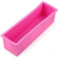1Kg Oblong Bar Loaf Diy Kuchenform Flexible Silikon Seifenform Schokolade Cookie Backformen Pudding Gelee Backwerkzeug von diyhappyending