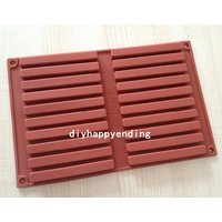 20-Streifen Bar Streifen Kuchen Form Flexible Silikon Seife Für Schokolade Cookie Backformen Pudding Gelee Backwerkzeuge 20-Streifen Bar Streifen Kuchen Form Flexible Silikon Seife Für Schokolade Cookie Backformen Pudding Gelee Backwerkzeuge von diyhappyending