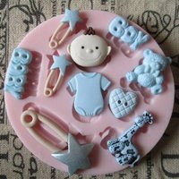 Baby Junge Stern Polymer Clay Form Fondant Formen Schokoladenform Flexible Silikon Fimo Harzform Backen Werkzeuge F0485 Baby Junge Stern Polymer Clay Form Fondant Formen Schokoladenform Flexible Silikon Fimo Harzform Backen Werkzeuge F0485 von diyhappyending