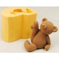 Bär Seifenform Flexible Silikon Backform Kuchenform Polymer Clay Harz Handwerk Backenwerkzeuge Badebombe von diyhappyending