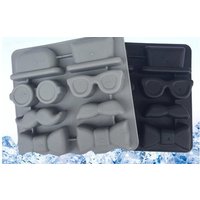 Bart Brille Fliege Eis Gitter Eiswürfelbehälter Eisform Silikonform Für Seife Eiswürfel von diyhappyending