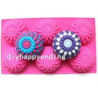 Blume Diy Kuchen Form Flexible Silikon Seife Schokolade Cookie Backformen Pudding Gelee Backwerkzeug Blume Diy Kuchen Form Flexible Silikon Seife Schokolade Cookie Backformen Pudding Gelee Backwerkzeug von diyhappyending