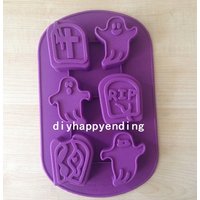 Geist Hallowmas Kuchenform Flexible Silikon Seifenform Für Schokolade Keks Backformen Pudding Gelee Backenwerkzeuge Geist Hallowmas Kuchenform Flexible Silikon Seifenform Für Schokolade Keks Backformen Pudding Gelee Backenwerkzeuge von diyhappyending