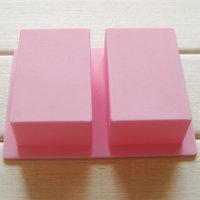 Hochwertige Silikon Backform 2-Längs Bar Rechteck Kuchenform Plätzchen Formen Backwerkzeug Hochwertige Silikon Backform 2-Längs Bar Rechteck Kuchenform Plätzchen Formen Backwerkzeug von diyhappyending