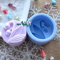 Runde Lilie Blumen Seifenform Flexible Silikon Backform Kuchenform Polymer Clay Harz Handwerk Backenwerkzeuge Badebombe R0044 von diyhappyending