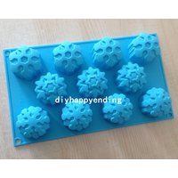 Schneeflocke Blume Diy Kuchenform Flexible Silikonseifenform Schokolade Cookie Backformen Pudding Gelee Backwerkzeug Schneeflocke Blume Diy Kuchenform Flexible Silikonseifenform Schokolade Cookie Backformen Pudding Gelee Backwerkzeug von diyhappyending