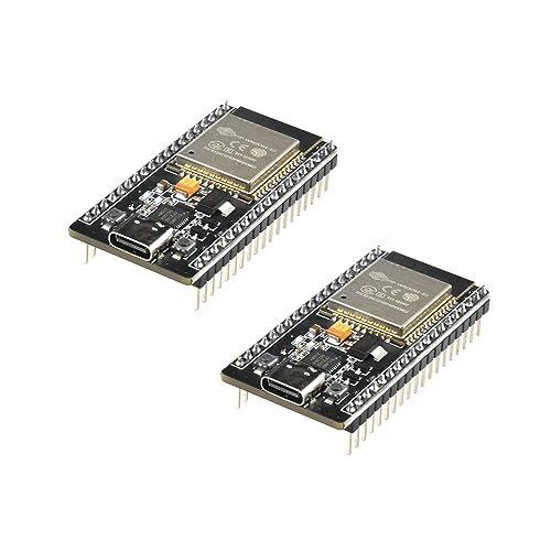 diymore-IOT 2 Stück für ESP32 Modul 38Pins Typ-C,für ESP32 ESP-32 Entwicklungsboard mit CP2102 Chip,2.4GHz Dual-Core WiFi Bluetooth Mikrocontroller. von diymore-IOT