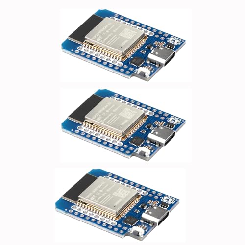 diymore-IOT 3 Stück MINI Module WiFi+Bluetooth Entwicklungsboard für ESP32 CH9102 Chip Onboard ESP-32 Modul diymore-IOT 3 Stück MINI Module WiFi+Bluetooth Entwicklungsboard für ESP32 CH9102 Chip Onboard ESP-32 Modul von diymore-IOT