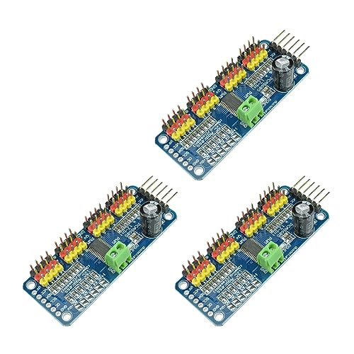 diymore-IOT 3Stück PCA9685 PWM Servo Motor Treiber 16 Kanal 12-Bit PWM IIC Modul für AR-duino Roboter. diymore-IOT 3Stück PCA9685 PWM Servo Motor Treiber 16 Kanal 12-Bit PWM IIC Modul für AR-duino Roboter. von diymore-IOT