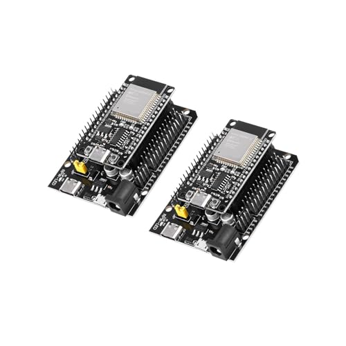 2 Sätze für ESP32S und Terminal Adapter für ESP32 Entwicklungsboard Breakout Board, NodeMcu WLAN WiFi Bluetooth CH340 Chip von diymore