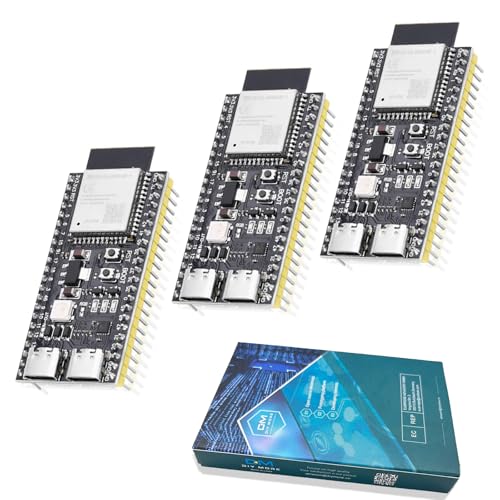 3 stücke ESP32 S3 DevKitC 1 N16R8 ESP32 S3 WROOM1 N16R8 Entwicklungsboard WiFi Bluetooth 5.0 Mesh Entwicklungsboard [ Pins sind verlötet ] von diymore