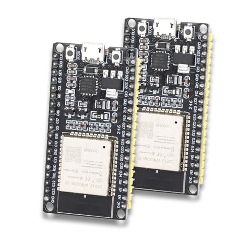 Diymore 2 Stück ESP32 NodeMCU Module ESP32 Dev Kit C Development Board ESP32 Entwicklungsplatine ESP32 2,4 GHz Dual Core WLAN WiFi Bluetooth CP2102 Chip Diymore 2 Stück ESP32 NodeMCU Module ESP32 Dev Kit C Development Board ESP32 Entwicklungsplatine ESP32 2,4 GHz Dual Core WLAN WiFi Bluetooth CP2102 Chip von diymore