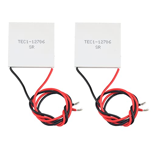 Diymore 2PCS Peltier Modul TEC1-12706 Kühlkörper Thermoelektrische Kühler Peltierelement 12V 6A 60W für Kühlen Heizen von diymore