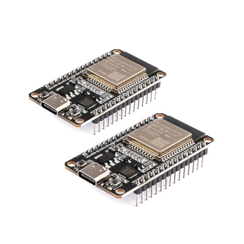 diymore 2 Stücke ESP32 USB C CP2102 Chip Entwicklungsboard ESP32 NodeMCU 2.4 GHz WLAN WiFi Bluetooth diymore 2 Stücke ESP32 USB C CP2102 Chip Entwicklungsboard ESP32 NodeMCU 2.4 GHz WLAN WiFi Bluetooth von diymore