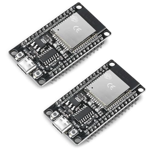 diymore 2 Stücke für ESP32 NodeMCU Module USB C für ESP32 Nodemcu Development Board 2.4 GHz WLAN WiFi Bluetooth CH340 Chip diymore 2 Stücke für ESP32 NodeMCU Module USB C für ESP32 Nodemcu Development Board 2.4 GHz WLAN WiFi Bluetooth CH340 Chip von diymore
