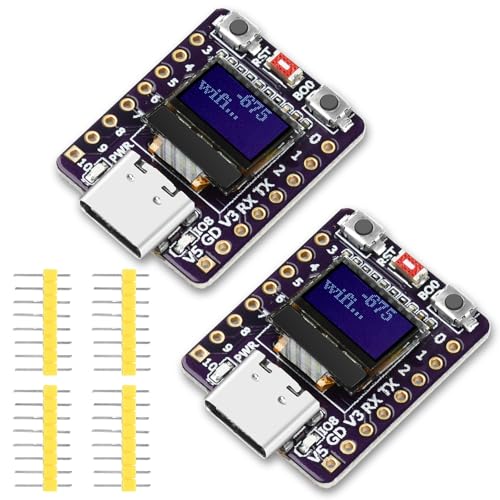 diymore 2PCS ESP32 C3 Entwicklungsboard mit 0.42inch OLED Anzeige, ESP32 Mini Unterstützt WiFi Bluetooth, Geeignet für die IoT-Entwicklung diymore 2PCS ESP32 C3 Entwicklungsboard mit 0.42inch OLED Anzeige, ESP32 Mini Unterstützt WiFi Bluetooth, Geeignet für die IoT-Entwicklung von diymore