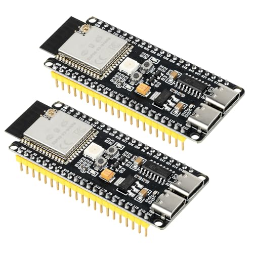 diymore 2PCS für ESP32-S3 DevKitC-1 N16R8 Modul, für ESP32 S3 1-N16R8 Entwicklungsboard mit WiFi, Bluetooth 5.0,USB C Anschließbare Antenne diymore 2PCS für ESP32-S3 DevKitC-1 N16R8 Modul, für ESP32 S3 1-N16R8 Entwicklungsboard mit WiFi, Bluetooth 5.0,USB C Anschließbare Antenne von diymore