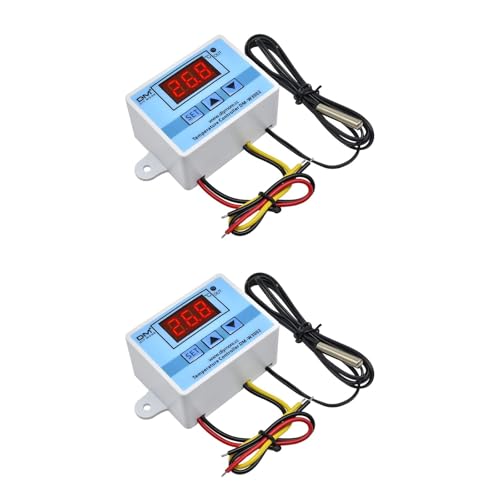 diymore 2PCS W3002 Digital Temperaturregler AC110V-220V Mikrocomputer Thermostat Controller Schaltmodul von diymore
