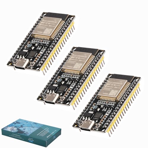 diymore 3 Stück für ESP32 USB C für ESP32 Entwicklungsausschuss NodeMcu Development Board 2,4 GHz WLAN WiFi Bluetooth CP2102 diymore 3 Stück für ESP32 USB C für ESP32 Entwicklungsausschuss NodeMcu Development Board 2,4 GHz WLAN WiFi Bluetooth CP2102 von diymore