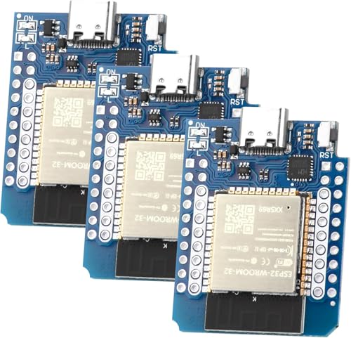 diymore 3 Stück für ESP32 Mini Development Board für ESP32 NodeMCU WiFi Bluetooth Entwicklungsboard CH9102F Chip Typ C diymore 3 Stück für ESP32 Mini Development Board für ESP32 NodeMCU WiFi Bluetooth Entwicklungsboard CH9102F Chip Typ C von diymore