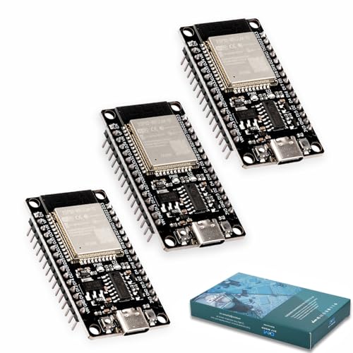 diymore 3 Stücke für ESP32 Nodemcu Development Board für ESP32 NodeMCU Module USB C 2.4 GHz WLAN WiFi Bluetooth CH340 Chip diymore 3 Stücke für ESP32 Nodemcu Development Board für ESP32 NodeMCU Module USB C 2.4 GHz WLAN WiFi Bluetooth CH340 Chip von diymore
