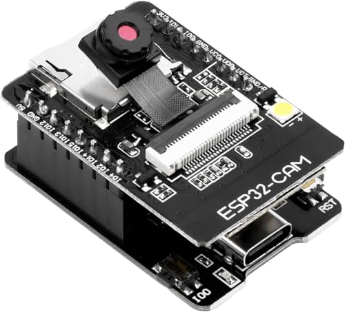 diymore ESP32-CAM, ESP32 USB-C Entwicklungsplatine,CH340 WLAN/Bluetooth Modul,8MB ESP32-CAM-MB ESP32 DC 5V Dual-Core-Entwicklungsplatine mit Kamera Modul diymore ESP32-CAM, ESP32 USB-C Entwicklungsplatine,CH340 WLAN/Bluetooth Modul,8MB ESP32-CAM-MB ESP32 DC 5V Dual-Core-Entwicklungsplatine mit Kamera Modul von diymore