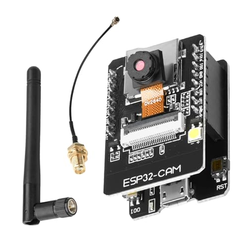 diymore für ESP32 CAM Entwicklungsplatine, für ESP32-CAM MB WiFi/Bluetooth Entwicklung Board, DC 5V Dual-Core-Entwicklungsplatine mit 2,4 G Antennen IPEX, 2640 Kamera-TF-Karten-Modul von diymore