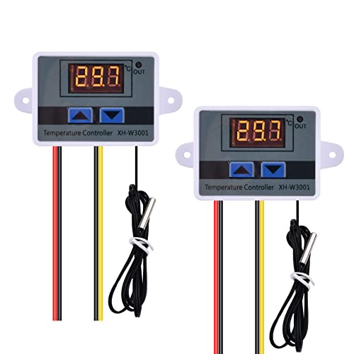 diymore XH-W3001 Digitaler Temperaturregler mit Fühler AC110V-220V Thermostat Temperaturschalter Heizung Kühlung von diymore