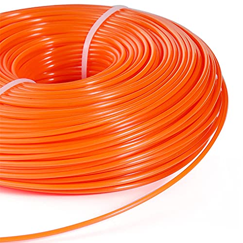 Fadenschneider-Schnüre, Nylon Brushcutter Trimmer Schnur String Draht Strimmer Linie Draht Leistungsstarke Werkzeuge(Orange Square) von djgkENVQ