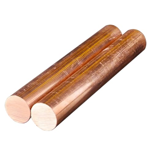 Kupfer Runde Bar, Kupfer Rundstab Massivkupferstab Länge 150Mm Durchmesser 12Mm-25Mm for Heimwerker(Diameter 18mm) von djgkENVQ