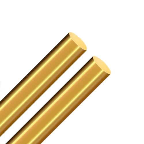 Massive Messingstangen, Messingstange, Länge 500 mm, Durchmesser 0,8–18 mm, Metall, massive Messingstange for RC(Diameter 3.8mm) von djgkENVQ