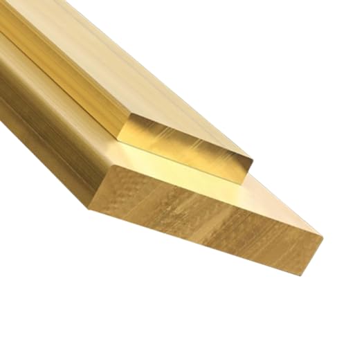 Messingblech, H59 Messing Flachstange Massivmetallstreifen Dicke 8-14Mm Messingstreifen Handwerk(8x35x500mm) von djgkENVQ