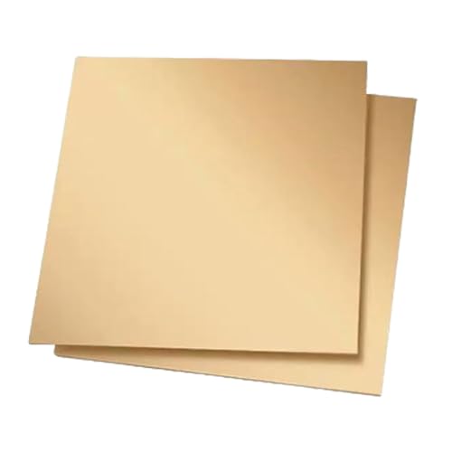 Messingblech, H62 Messingblech, Dicke 2,5 mm, Metallbleche for Basteln, Schnitzen und Stanzen(2.5 * 100 * 100) von djgkENVQ