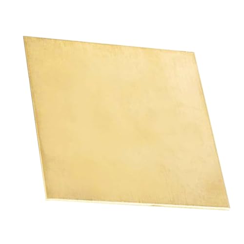 Messingblech, Messingblech H62 Blechplatten Dicke 2mm for Handwerk Elektro(2 * 80 * 80) von djgkENVQ