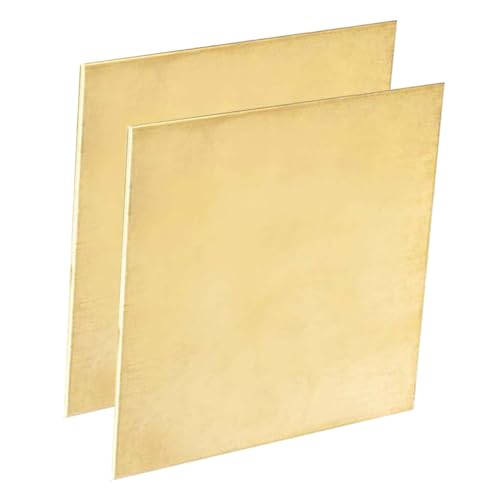 Messingblech, Messingblech H62 Messingmetallplatten Dicke 5 mm for elektrische Reparatur(5 * 120 * 120) von djgkENVQ