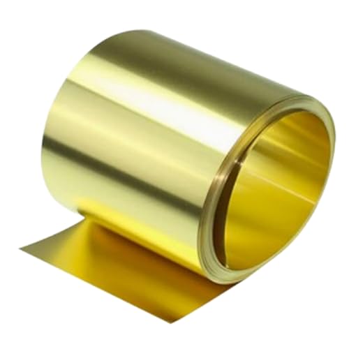 Messingblech, Messingfolienrolle, Metallfolienplatte, Länge 1 m, for DIY-Projekte, Bastelarbeiten(0.8mm*20mm*1M) von djgkENVQ