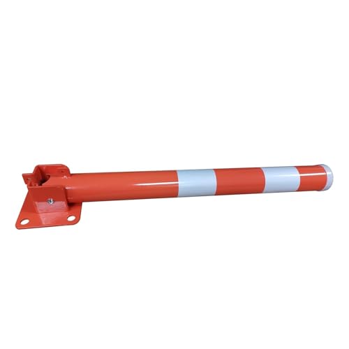 Parkplatz-Poller Faltbares, robustes Parkschloss mit reflektierenden Streifen for Radwege und Gehwege(Red) von djgkENVQ