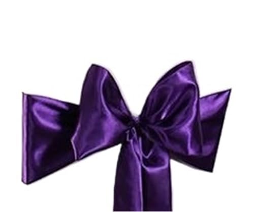 djgkENVQ 25 stücke 17 * 275cm Hotel Bankett Hochzeit Party Dekoration for Hochzeiten, Geburtstage(Dark Purple) von djgkENVQ