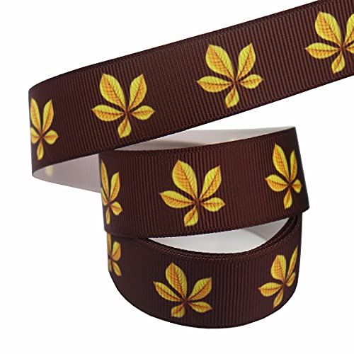 djgkENVQ Satinband, 10-100 Yards Rolle Herbst Dekorative Band Herbst Thema Band Thanksgiving(D,100yard) von djgkENVQ