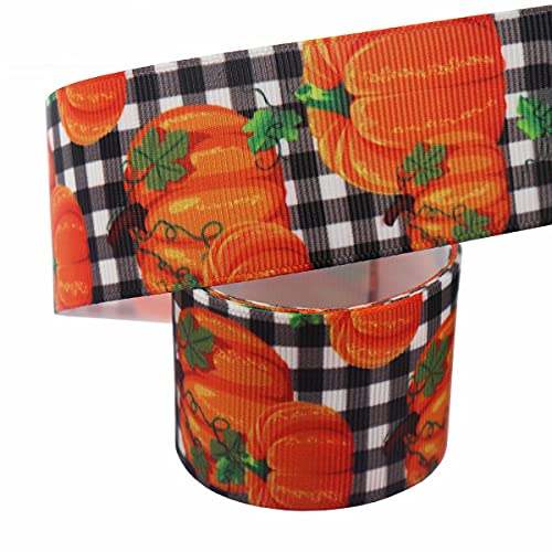 djgkENVQ Satinband, 10-100 Yards Rolle Herbst Dekorative Band Herbst Thema Band Thanksgiving(E,50yard) von djgkENVQ