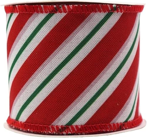 djgkENVQ Satinband, 2,5 "5 Yard Weihnachten Bänder Multicolor Organza Grosgrain Satin Metallic Glitter(H) von djgkENVQ