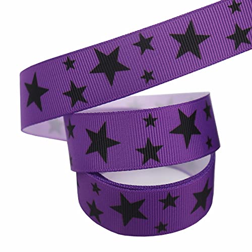 djgkENVQ Satinband, Halloween-Ripsbänder 0,9 Zoll x 50 Yards Happy Halloween Candy(D,10yard) von djgkENVQ
