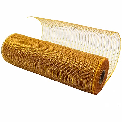 djgkENVQ Satinband, Poly Mesh Ribbon Deco Metallic Foil Mesh Rolls Gemischte Farben Mesh Ribbon(D) von djgkENVQ