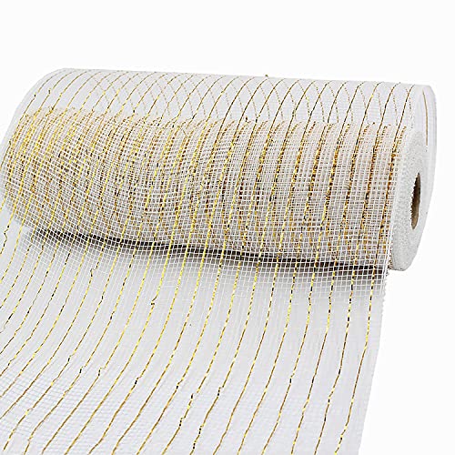 djgkENVQ Satinband, Poly Mesh Ribbon Deco Metallic Foil Mesh Rolls Gemischte Farben Mesh Ribbon(H) von djgkENVQ