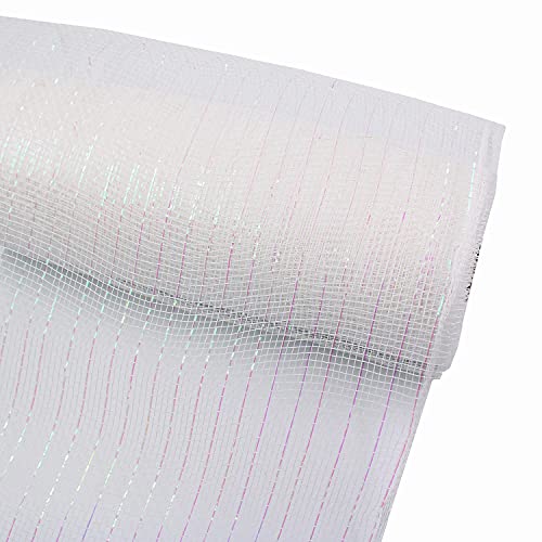 djgkENVQ Satinband, Poly Mesh Ribbon Deco Metallic Foil Mesh Rolls Gemischte Farben Mesh Ribbon(Mixed Color) von djgkENVQ