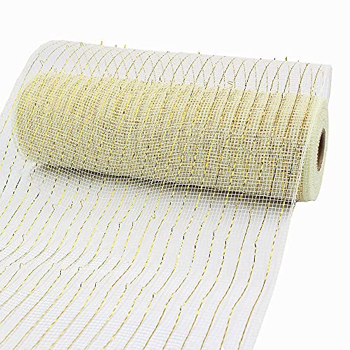 djgkENVQ Satinband, Poly Mesh Ribbon Deco Metallic Foil Mesh Rolls Gemischte Farben Mesh Ribbon(O) von djgkENVQ