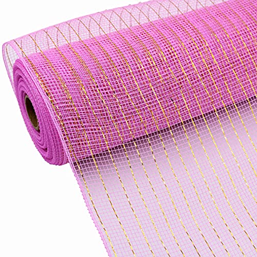 djgkENVQ Satinband, Poly Mesh Ribbon Deco Metallic Foil Mesh Rolls Gemischte Farben Mesh Ribbon(U) von djgkENVQ